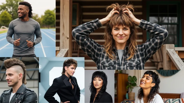 Modern Mullet haircut for Men and Women