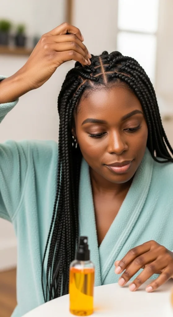take care box braids
