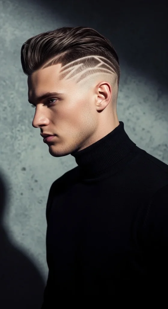 Burst Fade Haircut: 12 Bold Men’s Designs for 2025 Geometric Burst Fade Design