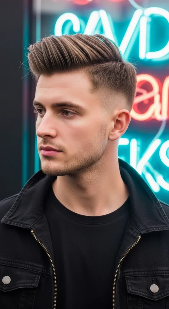 slick back haircut