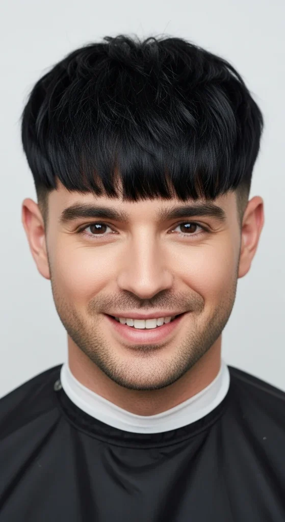 Fringe Haircut for Men: 35 Styles, Face Shapes & Styling fringe haircut