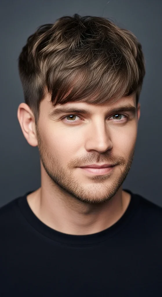 Fringe Haircut for Men: 35 Styles, Face Shapes & Styling fringe haircut